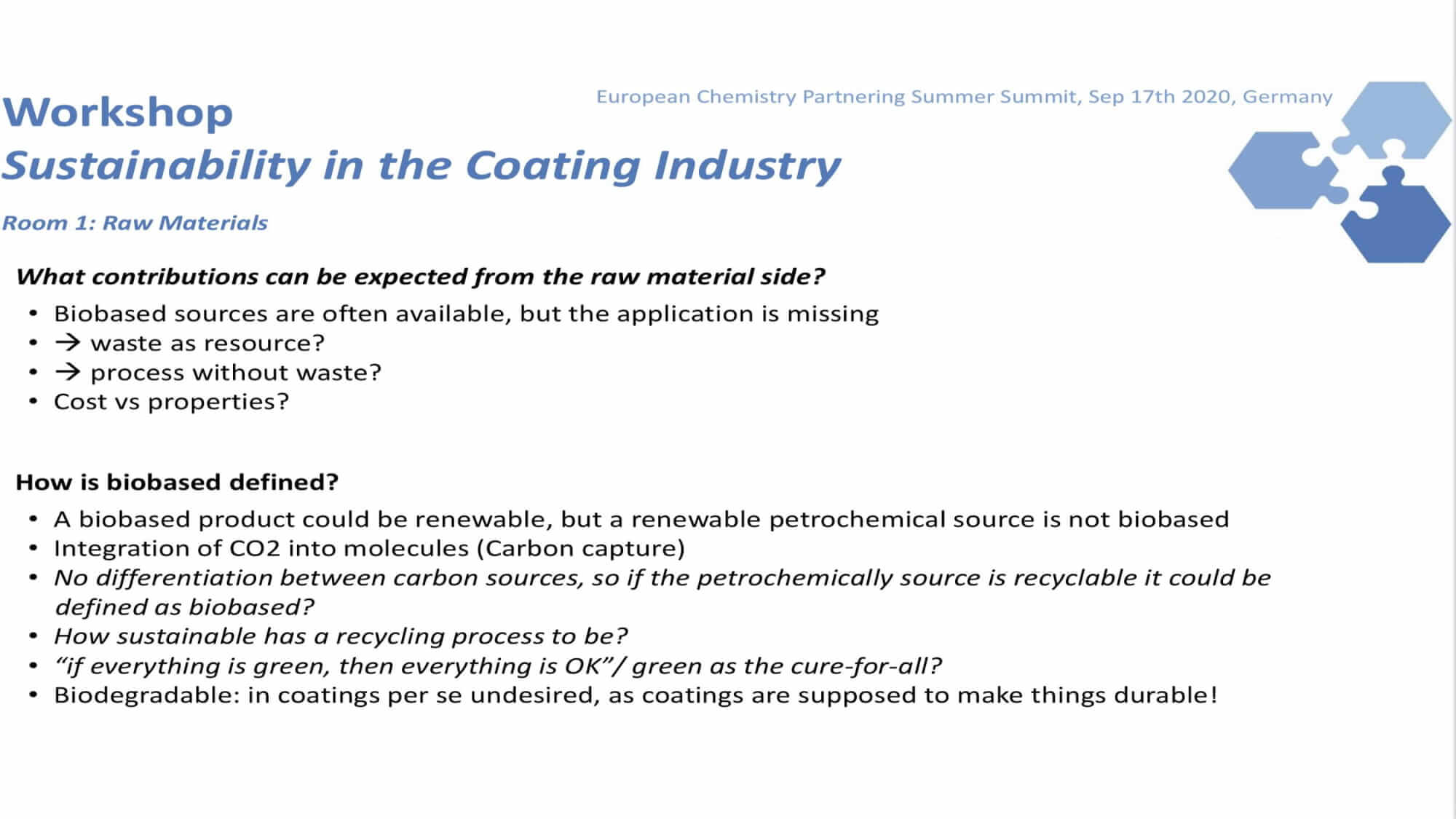 Had a chance to Judge, grade, Mentor and Certify the 3rd European Chemical Partnership Coating industry event